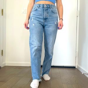 Zara straight leg jeans